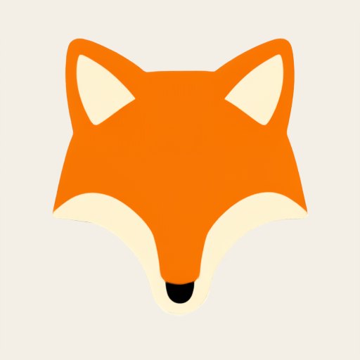 Fox logo with transparent background